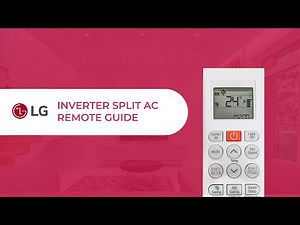LG Inverter Split AC Remote Guide | Additional Functions