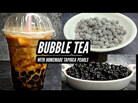 How to Make BUBBLE TEA and Tapioca Pearls [Recipe] at Home
