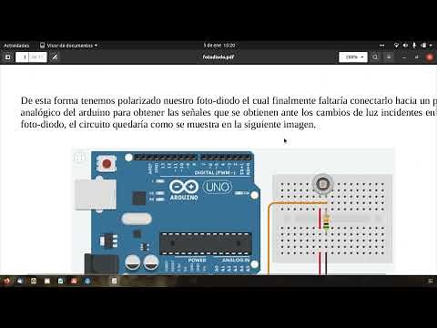 Explicación del funcionamiento de un fotodiodo y su programación en Arduino