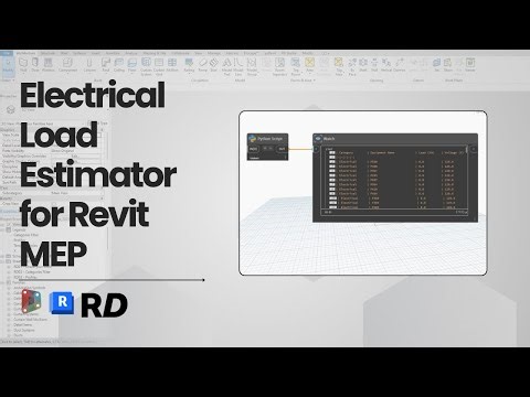 Dynamo Script - Electrical Load Estimator for Revit MEP