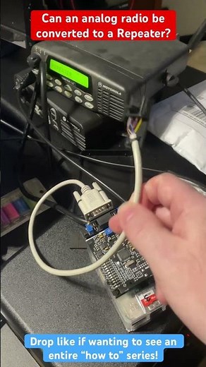 #ham #motorola #gmrs TURN ANALOG RADIO INTO MMDVM/REPEATER