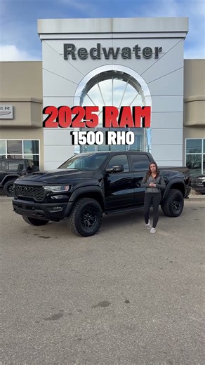 New 2025 Ram 1500 RHO Crew Cab 4x4 - 3L Hurricane | Stock # SR16625 - Redwater Dodge