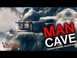 Valheim how to build into the mountains - Terraforming