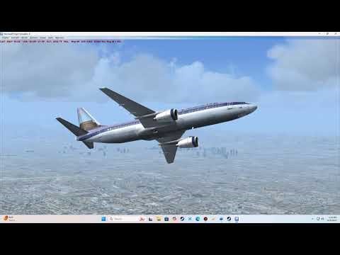 Worldwide Virtual Airways World tour 2025, Los Angeles to Oklahoma City.