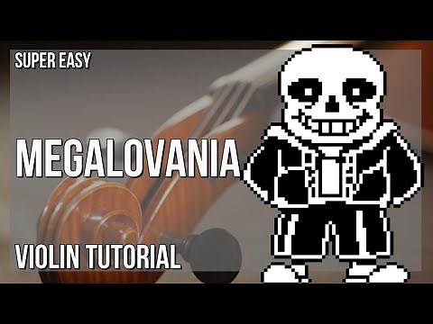 SUPER EASY: How to play Megalovania by Toby Fox on Violin (Tutorial)