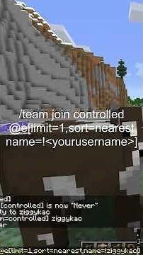 How to control any mob in minecraft with commands