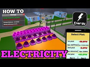*MASSIVE* ELECTRICITY UPDATE in Bitcoin Miner Roblox - HOW TO POWER CARDS & GET ENERGY