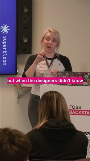 FOSS Backstage 2024 - Eriol Fox on "The secret lifes of designers in Open Source"