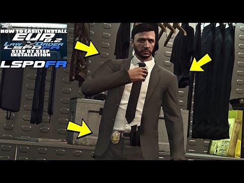 How To Easily Install EUP Law&Order & EUP Menu (Emergency Uniforms Pack) GTA 5 #LSPDFR Mods