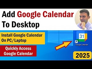 How to Add Google Calendar to Desktop Windows 11 | How to Install Google Calendar on Desktop Windows