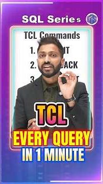 How Billion Transactions are Executed Smoothly | TCL Explained #sql #SQLCommands #shorts