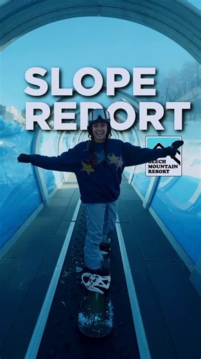 Beech Mountain Resort on Instagram: "Fresh snow overnight set us up for a beautiful day on the slopes. Cold temps are sticking around, keeping snowmaking strong and conditions locked in heading into the weekend. Snow is holding great across the mountain, check out the full slope report below. 👇 December 15-21, 2025 Early lift access for season pass holders is available daily through January 4. TRAILS OPEN: ❄️ For Pete’s Sake ❄️ Upper White Lighting ❄️ Lower White Lighting ❄️ Upper Shawneehaw ❄️