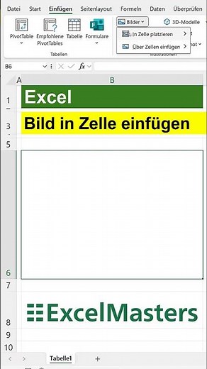 Bild in Zelle einfügen in Excel - Genau auf Zellengröße einsetzen und platzieren