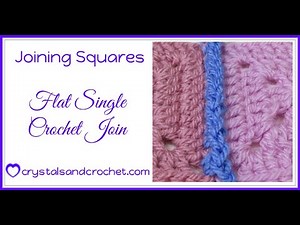 Flat Single Crochet Join