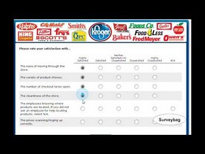 www.krogerfeedback.com Kroger survey video by Surveybag
