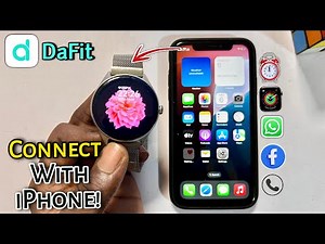 How to Setup & Connect DaFit Smartwatch to iPhone!