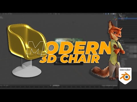 How to Make a 3D Chair in Blender - Full Tutorial for Beginners"