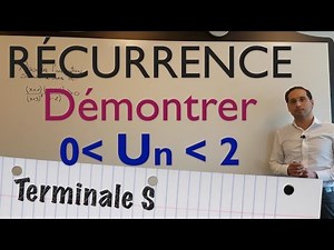 Récurrence - Démontrer qu'une suite est bornée