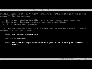 修復済み：「Windowsブート マネージャー」と表示され
