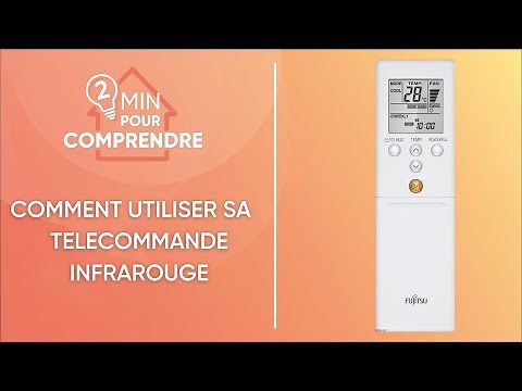 Comment utiliser ma télécommande avec un climatiseur mural Atlantic Fujitsu R32 gamme TAKAO ?