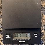 Hario V60 Drip Coffee Scale and Timer, Black
