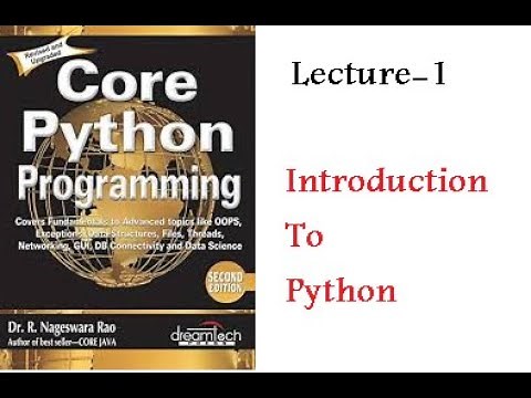 Introduction | Core Python Tutorial | core python by nageswara rao | python for beginners