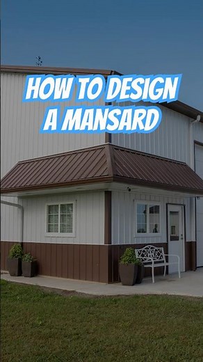 How to Design a Mansard on Your Pole Barn With FBi’s Design Online Tool #howto #design #shorts