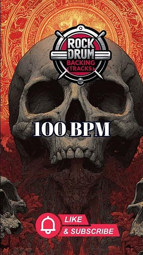 100 BPM Rock Drum Track – Steady Practice Beat