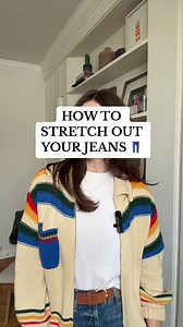 How to stretch out your jeans. Have you used any of these hacks / methods? #jeans #jeanhacks #hacks #fashionhacks #fashiontips #lifehacks #fyp #fashion