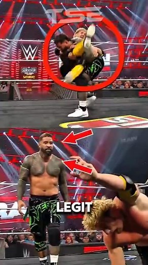 Did You Notice Jey Uso Getting Legit ANGRY At Logan Paul On Raw?! 😨 #wwe