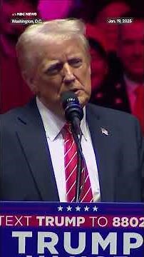 Trump concludes inauguration eve rally with live Y.M.C.A. performance