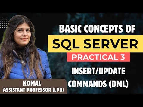 SQL DML Commands | INSERT, UPDATE, DELETE for Beginners
