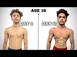 60 Days Body Transformation From Skinny To Muscular