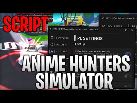 [UPDATE] Anime Hunters Simulator Best Script Auto Farm And Max Stats Roblox 2025