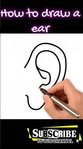 How to draw an ear