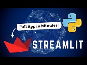 Streamlit Tutorial: Build Python Apps in less than a day