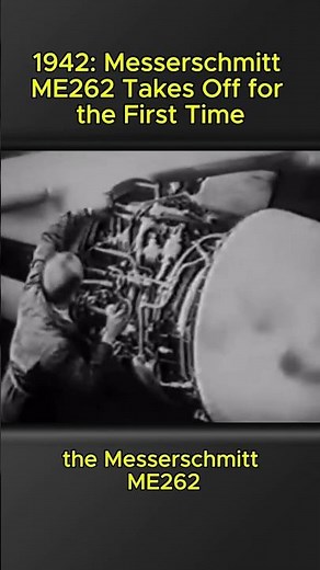 The First Flight of the Messerschmitt Me 262 (1942)