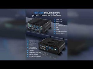Review: Fanless Mini PC Industrial PC Core i7 8550U, Industrial desktop computer Win11 Pro, HD...