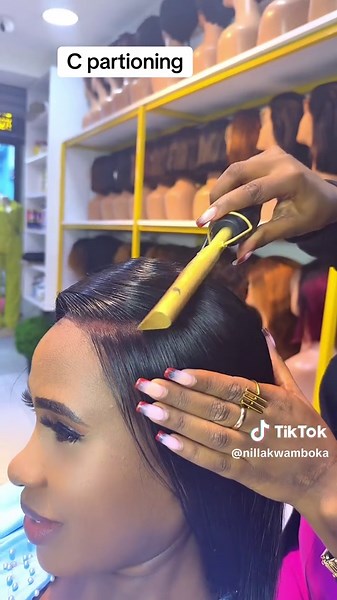 C Part Styling Guide for Bob Wigs