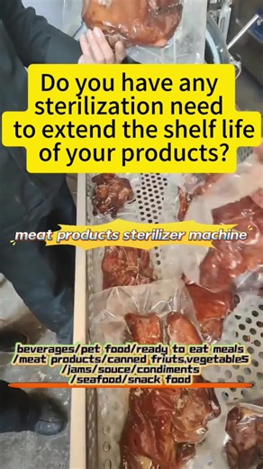 Meat products retort#retort #autoclave #sterilizer #foodmachine #foodprocessing