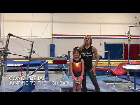 How to jump to the high bar in gymnastics! Conquer your fears with these drills from a professional