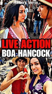 Live Action Boa Is PERFECT?!? #anime #onepiece #luffy #shorts