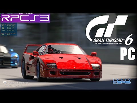 PS3 Gran Turismo 6 on PC RPCS3 emulator GT6
