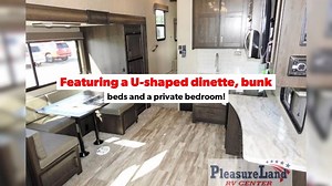 Get ready for the best family adventure you have ever had! This 2021 Grand Design Reflection 150 Series 268BH comes with a private bedroom, bunk beds and enough room to sleep eight adults! Learn more about this fifth wheel here: https://bit.ly/340bKcK | PleasureLand RV Center