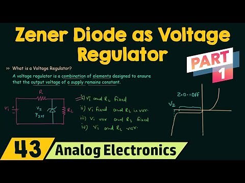 Zener Diode as Voltage Regulator (Part 1)