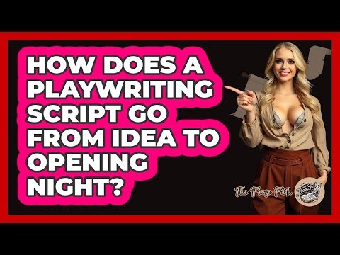 How Does A Playwriting Script Go From Idea To Opening Night? - The Prose Path