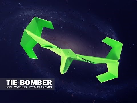How to make a paper airplane that FLIES FAR | Tie Bomber ( Designed by TriKdanG)