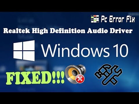 FIXED: Realtek High Definition Audio Driver Issue