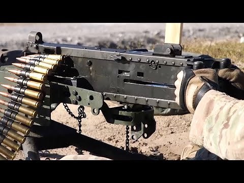 50 Cal Browning MG Live Fire