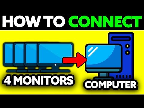 How To Connect 4 Monitors to 1 Computer (2025) - Step by Step